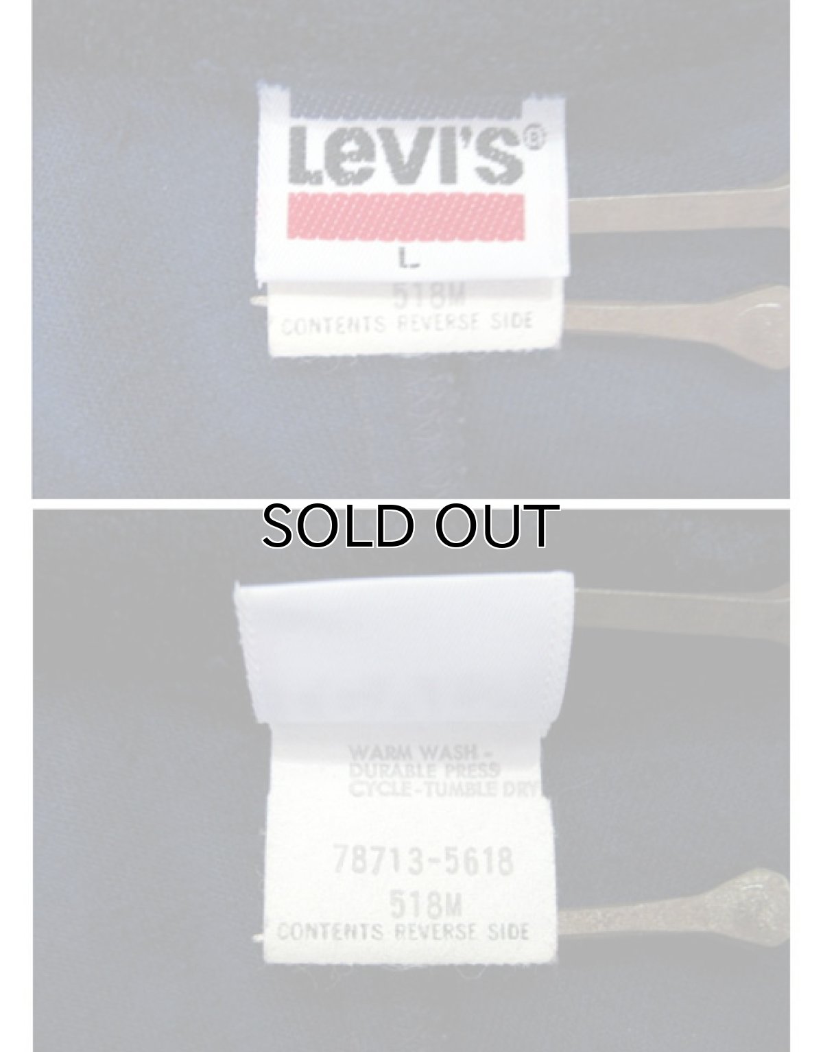 画像4: 1980's Levi's "LA OLYMPIC" Velour Truck Jacket  D.NAVY size M (表記 L) (4)