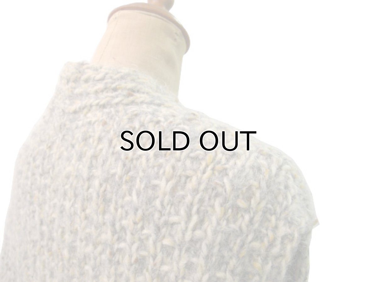 画像4: OLD Mix Wool Knit Vest size XL  (表記 無し) (4)