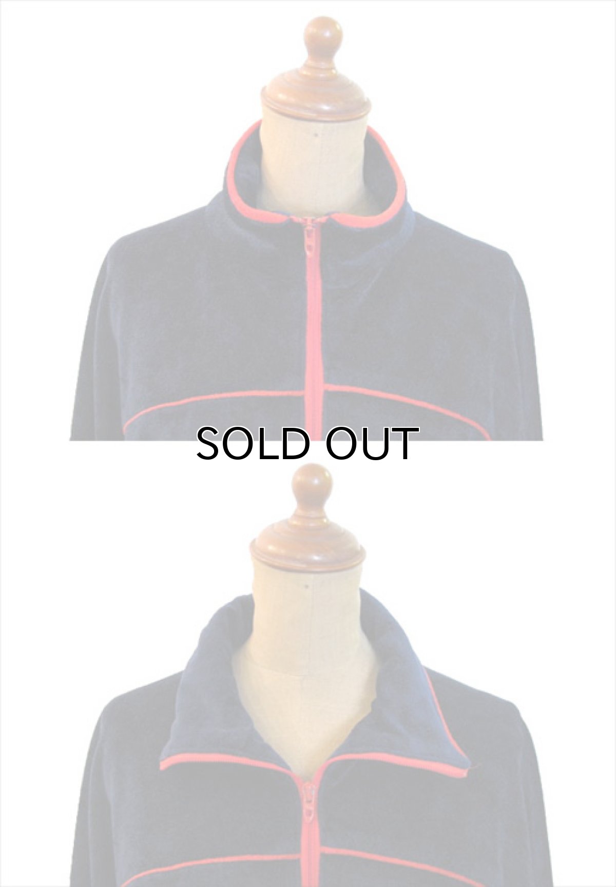 画像3: 1980's Levi's "LA OLYMPIC" Velour Truck Jacket  D.NAVY size M (表記 L) (3)