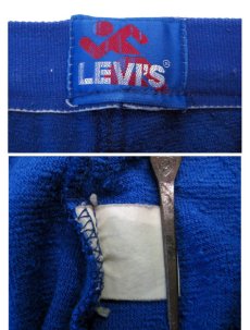 画像3: 1980's Levi's "LA OLYMPIC" Velour Truck Pants  Blue　size M (表記 30) (3)