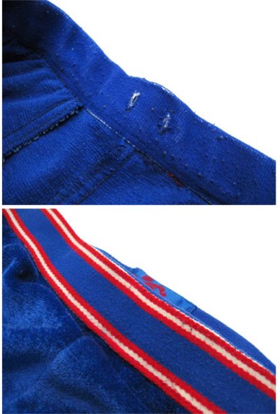 画像1: 1980's Levi's "LA OLYMPIC" Velour Truck Pants  Blue　size M (表記 30)