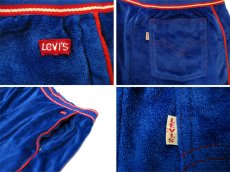 画像4: 1980's Levi's "LA OLYMPIC" Velour Truck Pants  Blue　size M (表記 30) (4)