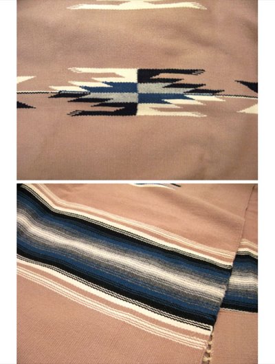 画像1: "ORTEGA'S" All Wool Blanket Poncho　size Free