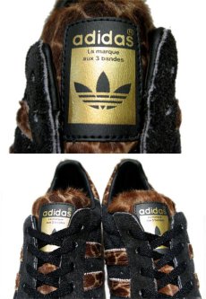 画像3: NEW adidas  x  "X-LARGE" Super Star 80's スエード/ハラコ　size 10 (3)