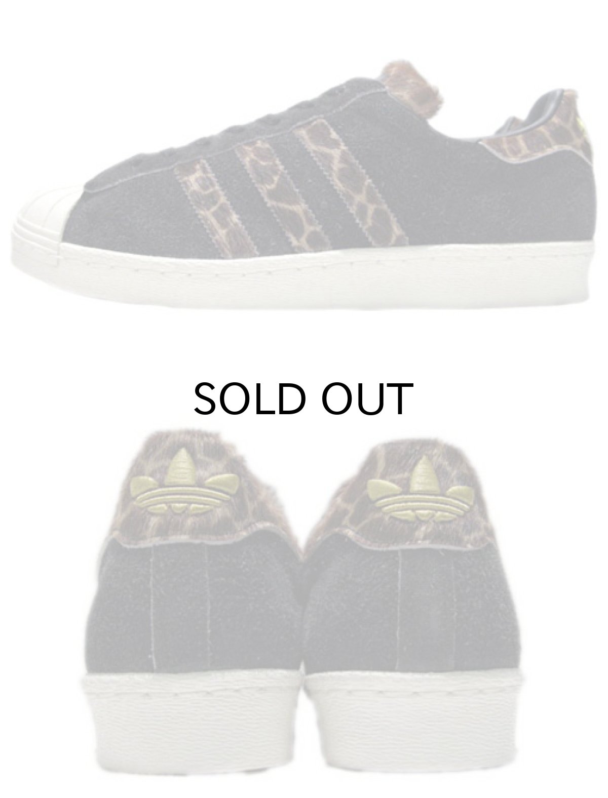 画像2: NEW adidas  x  "X-LARGE" Super Star 80's スエード/ハラコ size 10 (2)