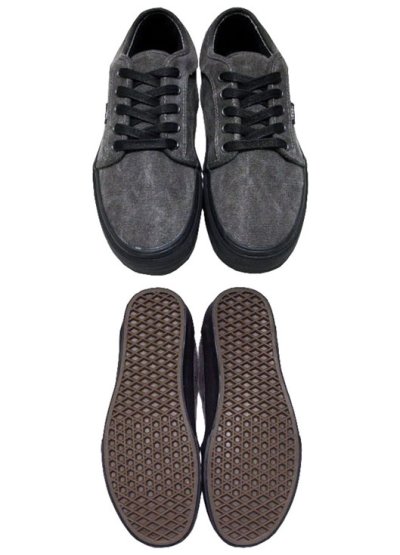 画像1: NEW VANS "ULTRA CUSH" CANVAS SKATE SHOES Charcoal　size 10 1/2 (28.5 cm)