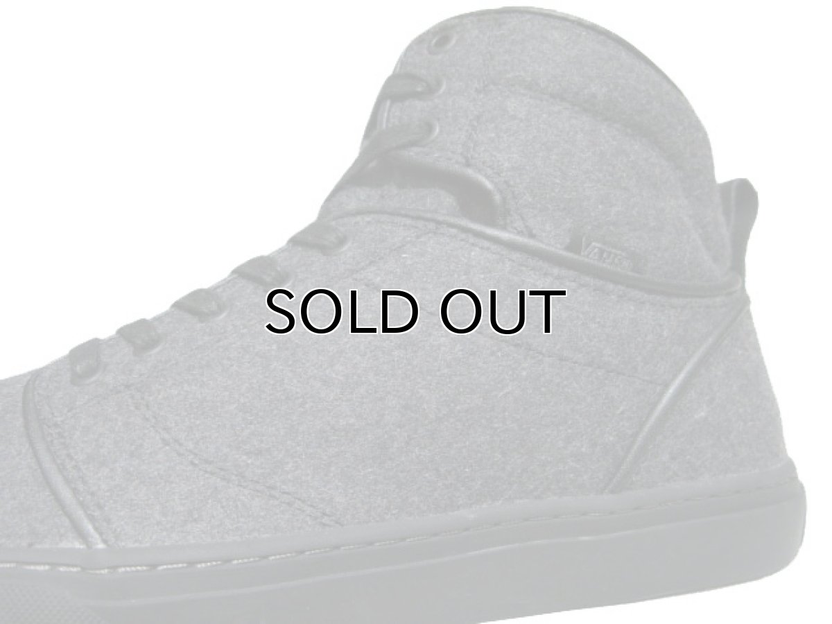 画像4: NEW VANS "OTW" Hi-Cut Felt Wool Sneaker GREY size 10.5 (4)