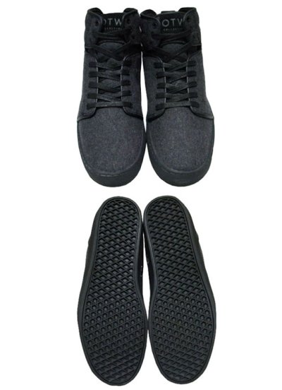 画像1: NEW VANS "OTW" Hi-Cut Felt Wool Sneaker GREY　size 10.5
