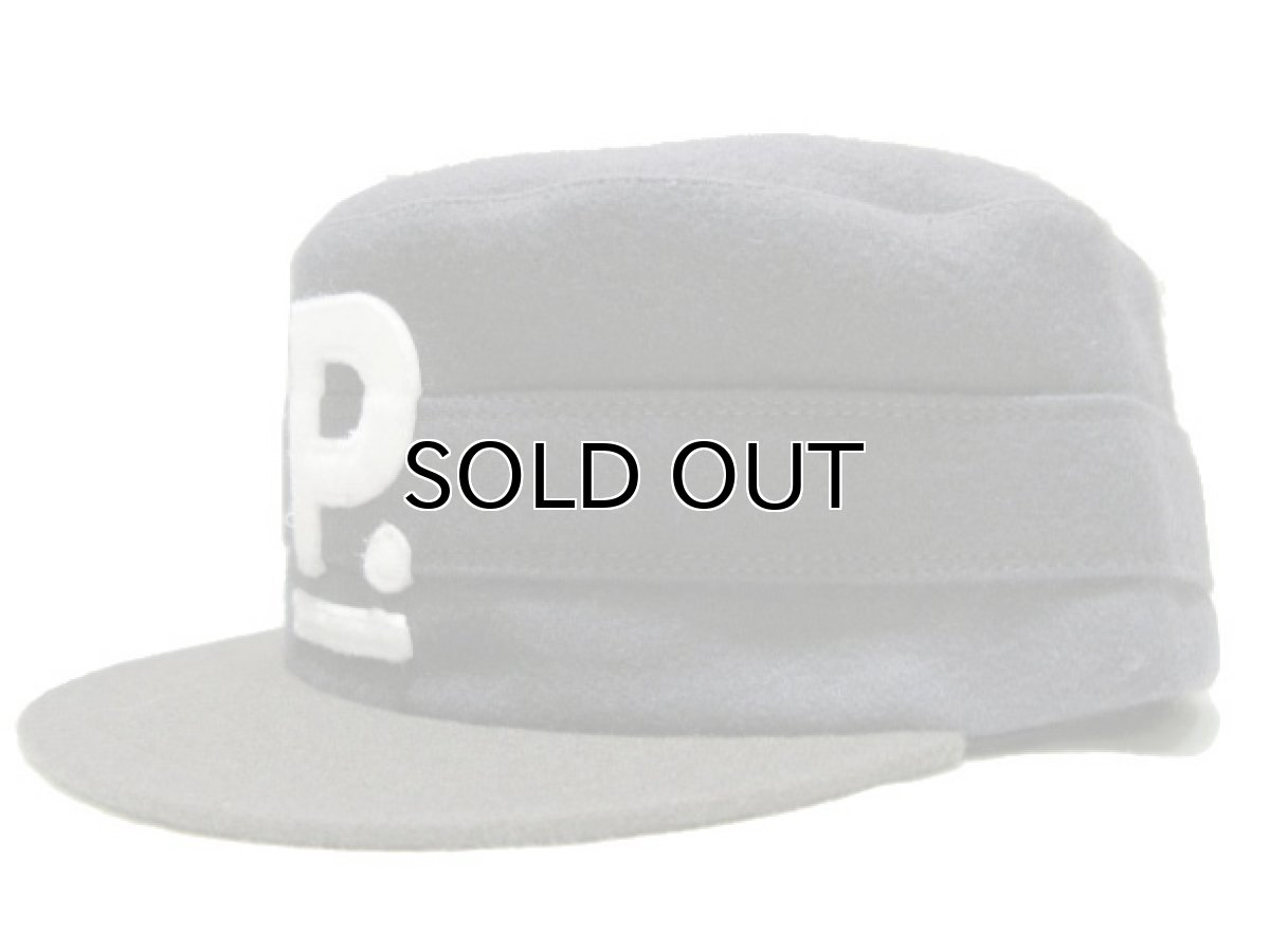 画像3: EBBETS FIELD x the poem Pillbox Style Cap  Grey / Olive (3)