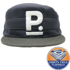 画像1: EBBETS FIELD x the poem Pillbox Style Cap  Grey / Olive (1)