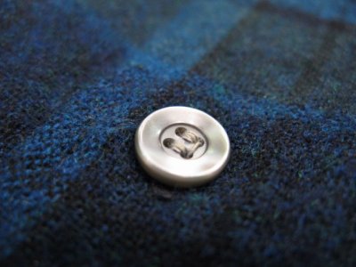 画像2: 1970's "Pendleton" L/S Check Wool B.D. Shirts  Blue　size L  (表記 L)