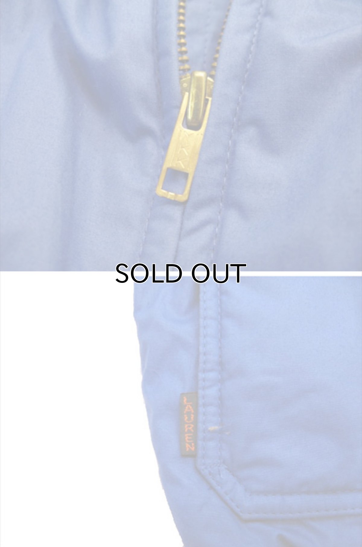 画像5: Ralph Lauren G-I Style Boa Down Jacket　青　size S  (表記 S) (5)