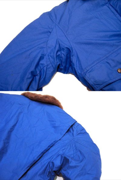 画像2: Ralph Lauren G-I Style Boa Down Jacket　青　size S  (表記 S)