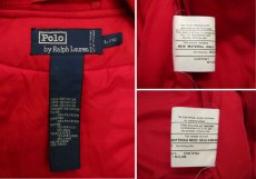 画像3: POLO Ralph Lauren MA-I Style Nylon Jacket　赤　size L  (表記 L) (3)