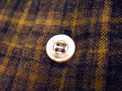 画像2: 1960-70's "Pendleton" L/S Check Wool B.D.Shirts  Mustered　size M  (表記 不明)