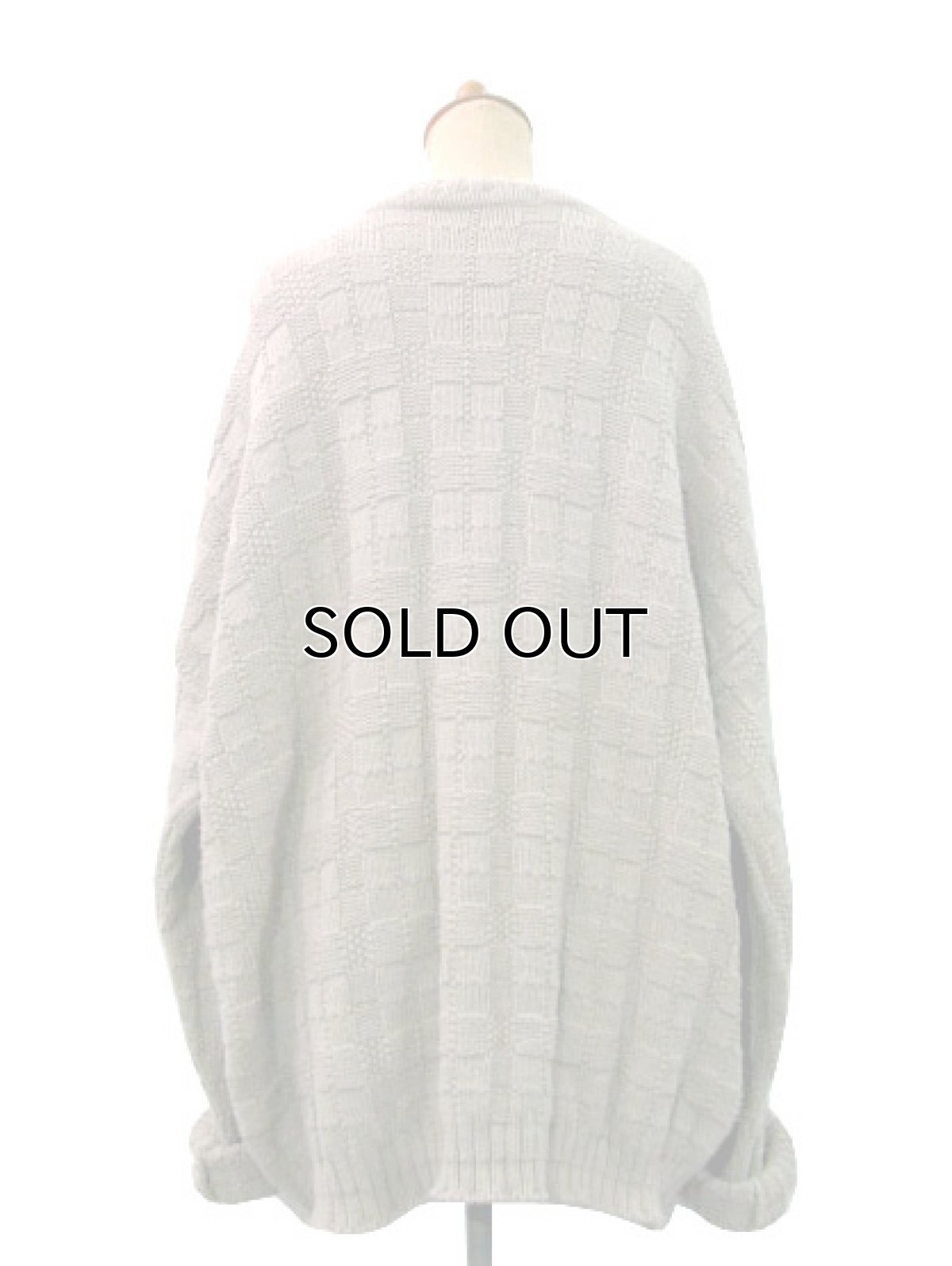 画像2: "TONY LAMBERT. Design Group" Big Size Cotton Knit Sweater　size XL (表記 無し) (2)