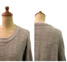 画像3: "TONY LAMBERT. Design Group" Big Size Cotton Knit Sweater　size XL (表記 無し) (3)