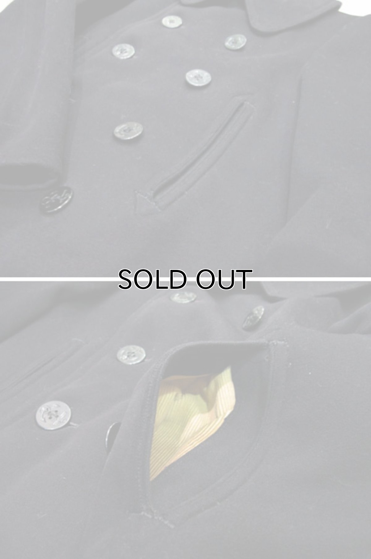 画像5: 1940's US NAVY 10-Button P-Coat　size 36ぐらい  (表記 不明) (5)