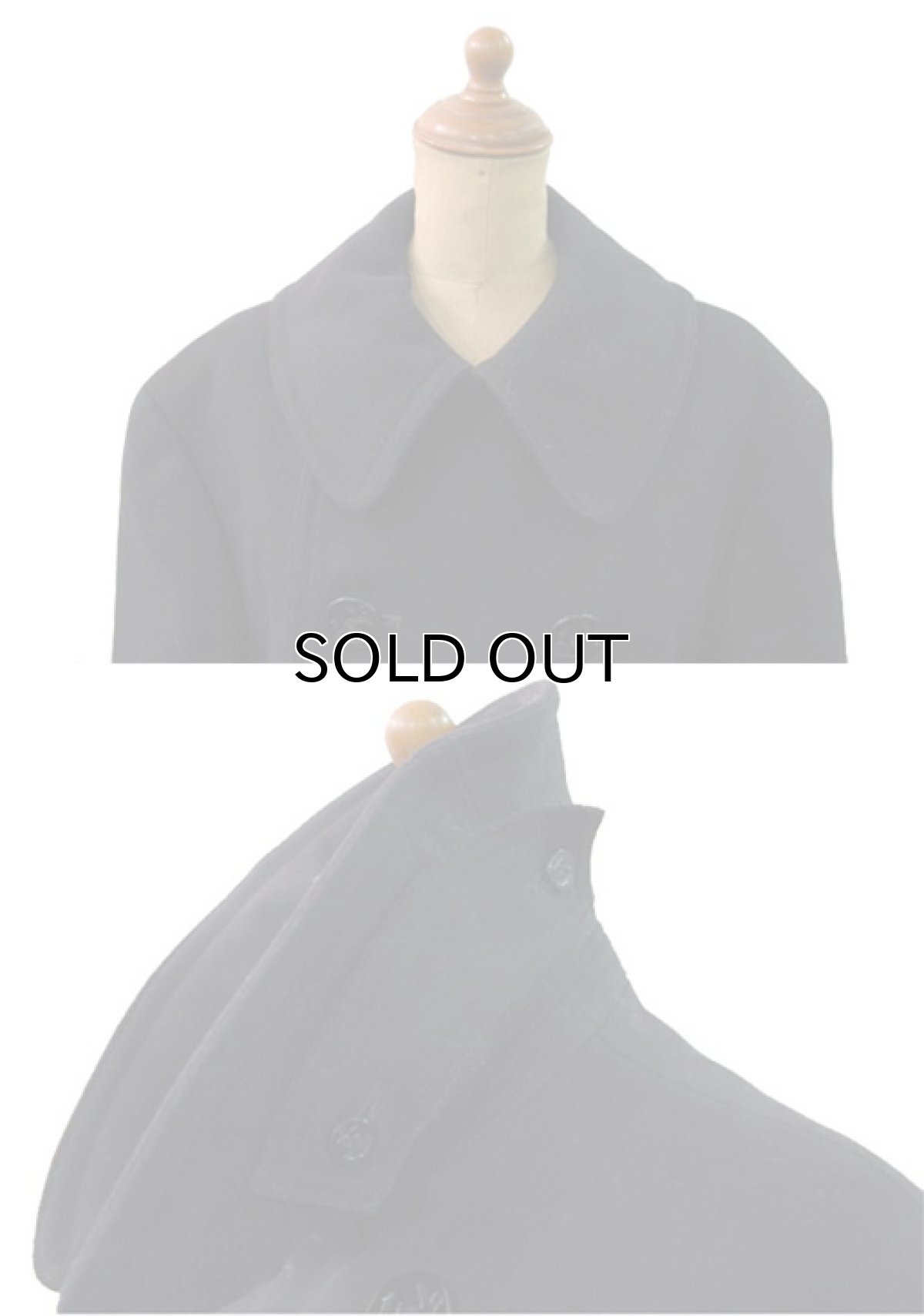 画像4: 1940's US NAVY 10-Button P-Coat　size 36ぐらい  (表記 不明) (4)