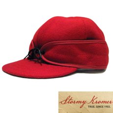 画像1: STORMY KROMER "ORIGINAL WOOL CAP" MADE IN USA　RED (1)