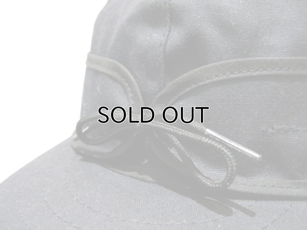 画像3: STORMY KROMER "WAXED COTTON CAP" MADE IN USA BLACK (3)