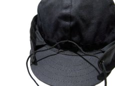 画像4: STORMY KROMER "WAXED COTTON CAP" MADE IN USA　BLACK (4)