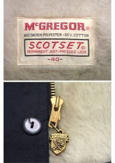 画像3: 1960's McGREGOR "SCOTSET" Boa Lining Jacket DEAD STOCK　size M (表記 40) (3)