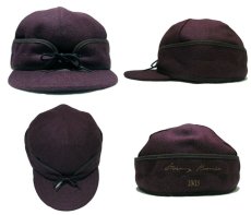 画像2: STORMY KROMER "ORIGINAL WOOL CAP" MADE IN USA　BROWN (2)