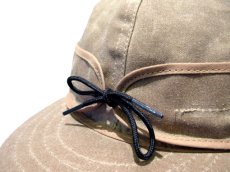 画像4: STORMY KROMER "WAXED COTTON CAP" MADE IN USA　FIELD TAN (4)