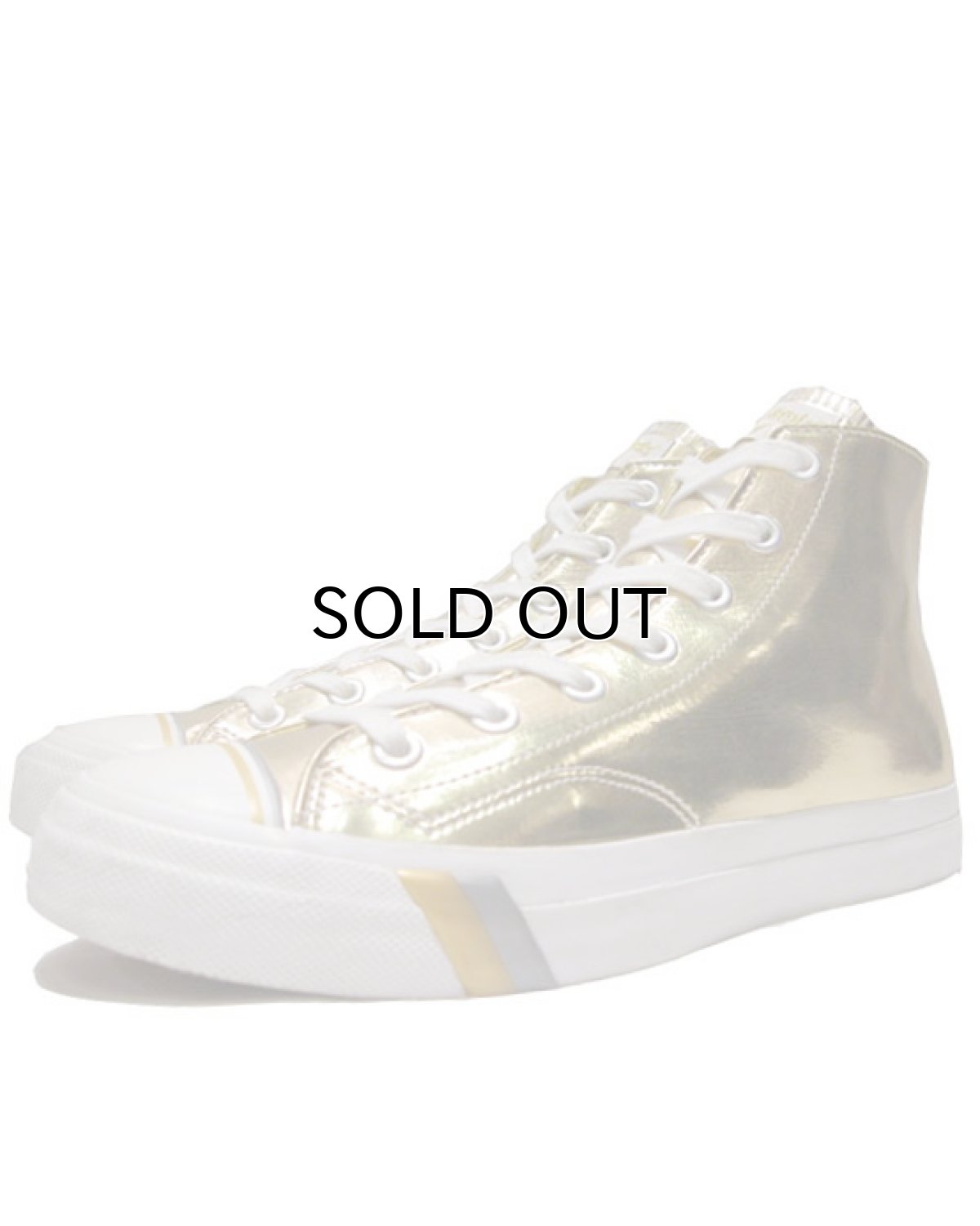 画像1: 00's ~ PRO-KEDS Hi-Cut Sneaker "GOLD" DEAD STOCK　size WOMAN'S 10 (26cm程) (1)