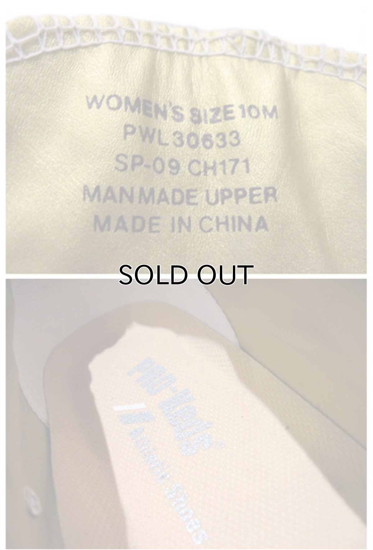 画像5: 00's ~ PRO-KEDS Hi-Cut Sneaker "GOLD" DEAD STOCK size WOMAN'S 10 (26cm程) (5)