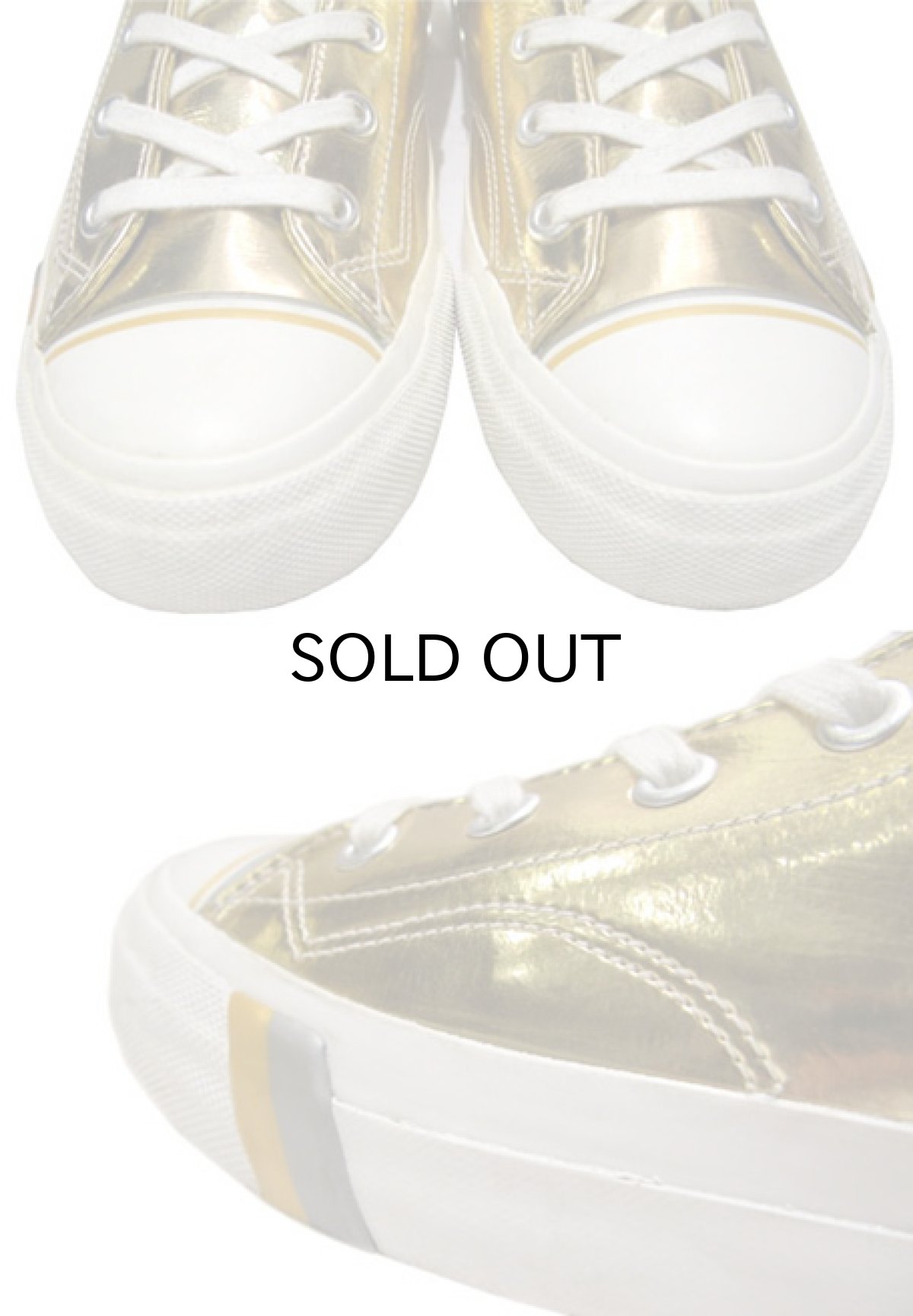 画像4: 00's ~ PRO-KEDS Hi-Cut Sneaker "GOLD" DEAD STOCK size WOMAN'S 10 (26cm程) (4)