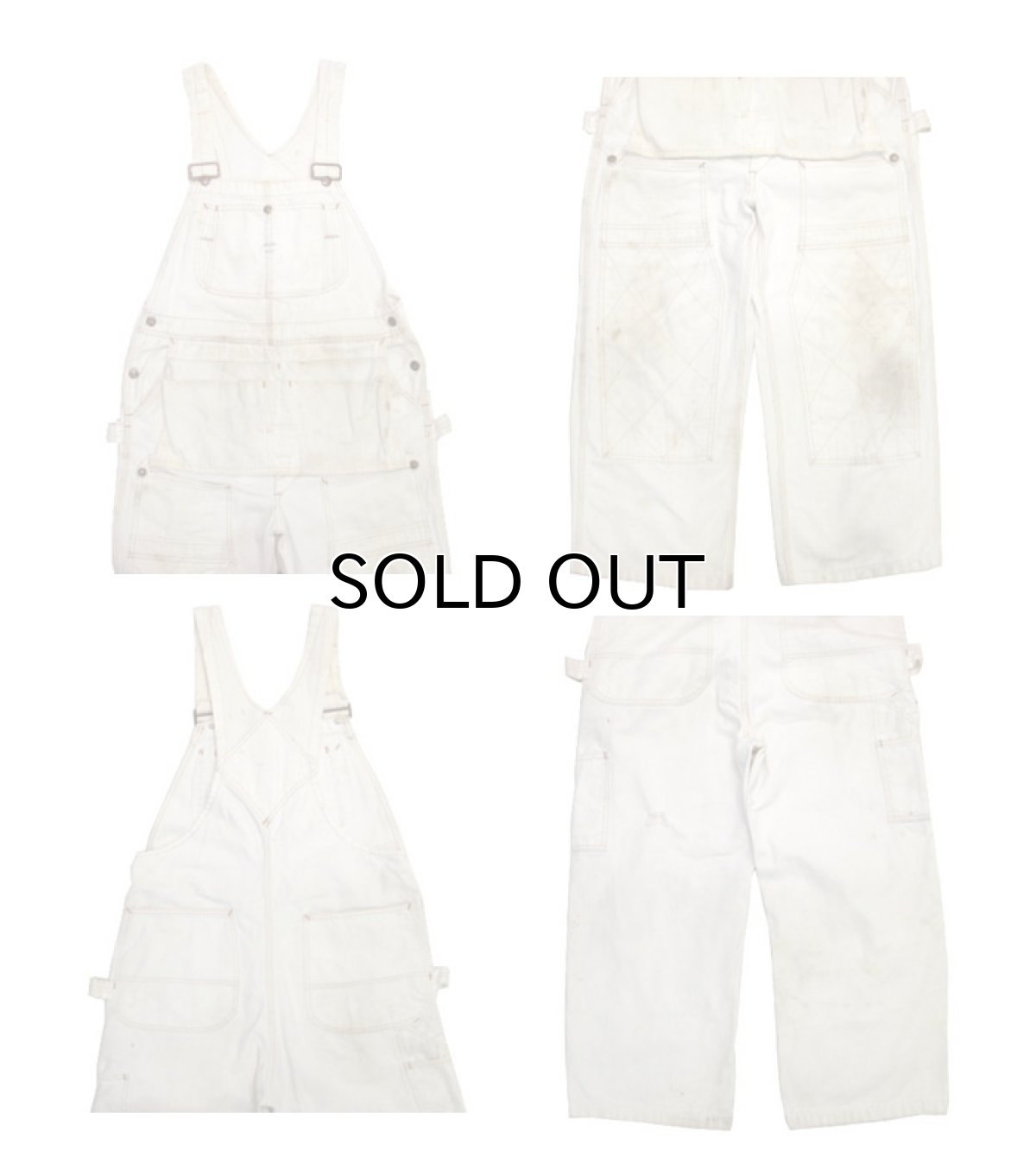 画像3: 1960's "BIG MAC" White Duck Overall with Apron  size M  (表記 不明) (3)