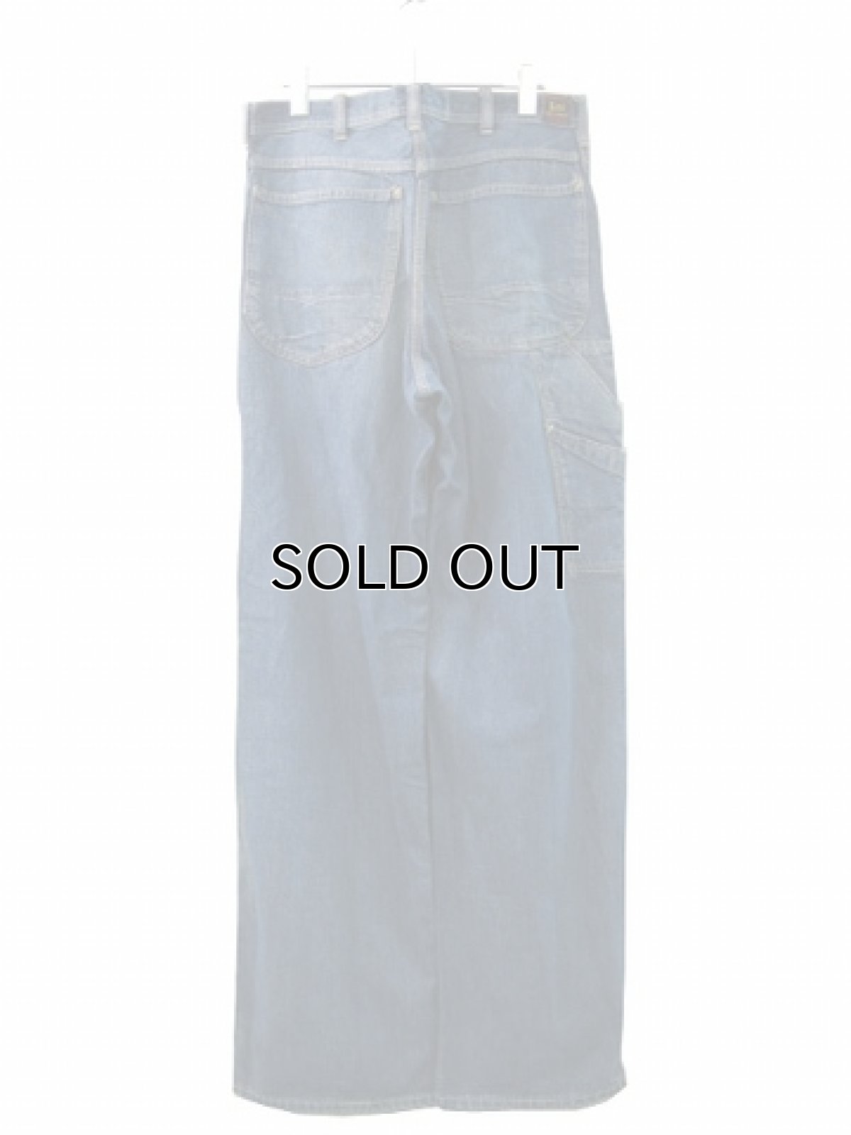 画像2: 1950's H.D.Lee 191B JELT DENIM Painter Pants  "Long L"　size  w 33 inch (表記 なし) (2)