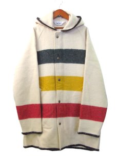 画像1: 1970-80's "Woolrich" Wool Blanket Parka Short Coat　　size M (表記 M) (1)