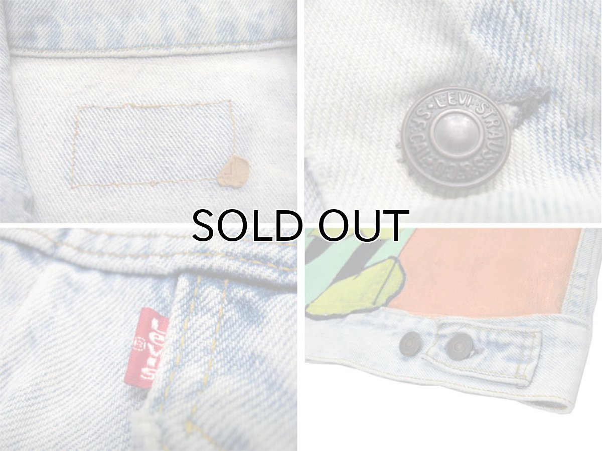 画像3: 1990's  Levi's "PAINTED" BIG SIZE Denim Jacket size XXL (表記 不明) (3)