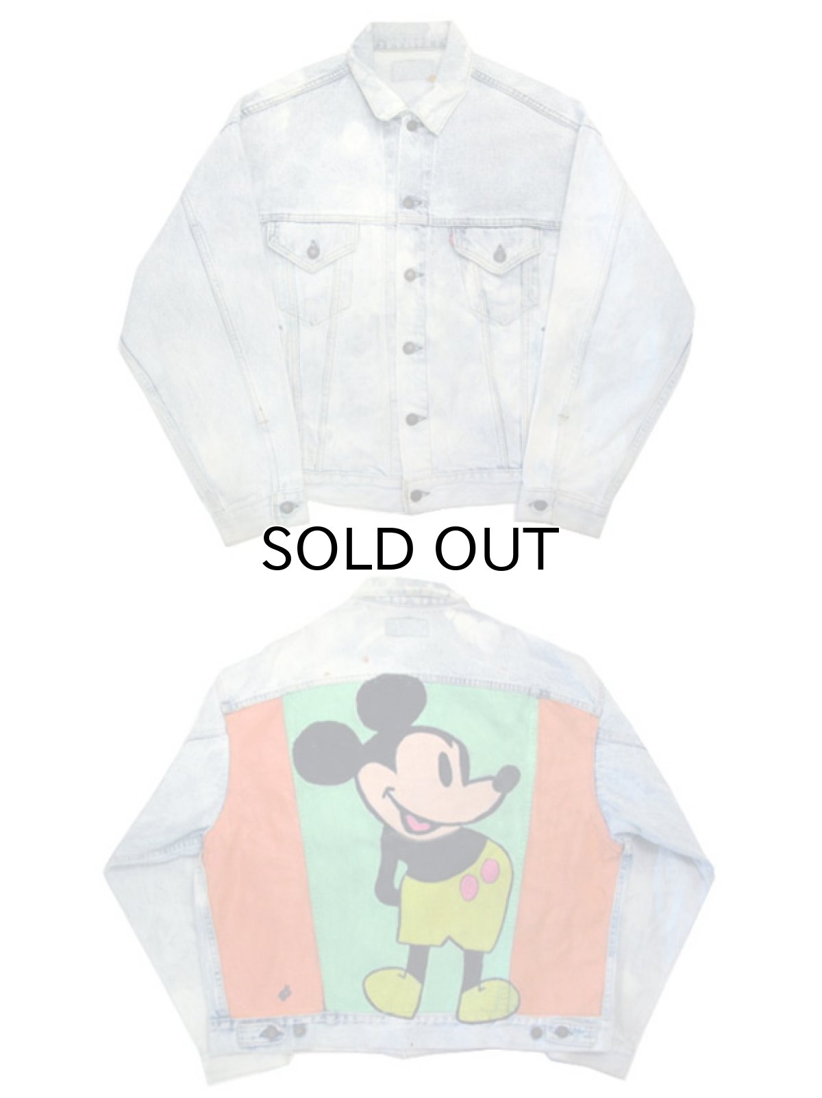 画像4: 1990's  Levi's "PAINTED" BIG SIZE Denim Jacket size XXL (表記 不明) (4)