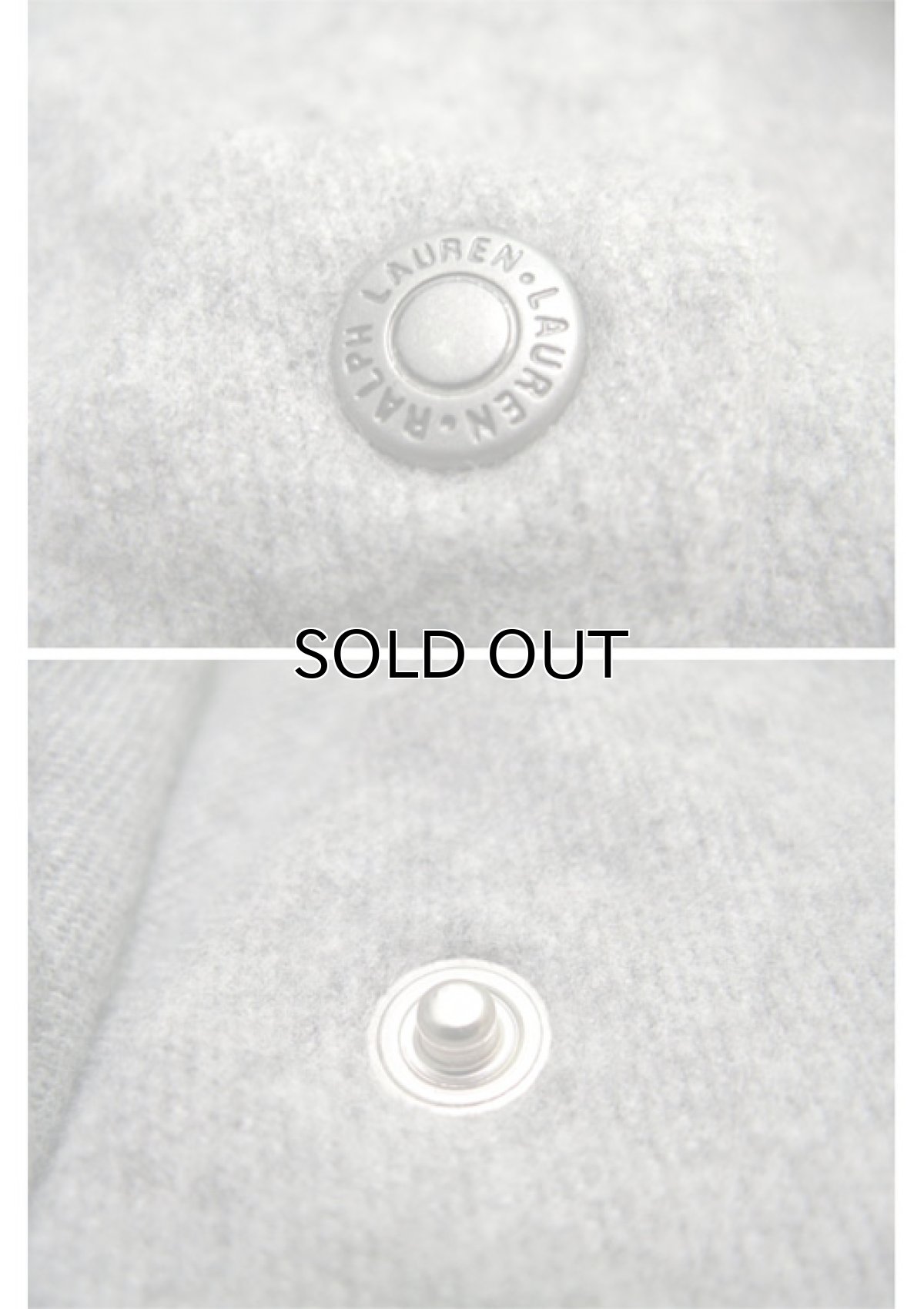 画像3: Ralph Lauren "LAUREN"  Wool Shirts Jacket LIGHT GREY size M   (表記 L) (3)