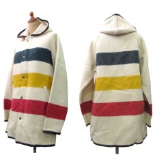 画像2: 1970-80's "Woolrich" Wool Blanket Parka Short Coat　　size M (表記 M) (2)