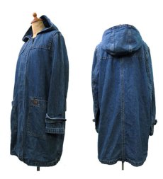 画像2: Ralph Lauren "LAUREN JEANS" Denim Parka Coat　size M (表記 S) (2)