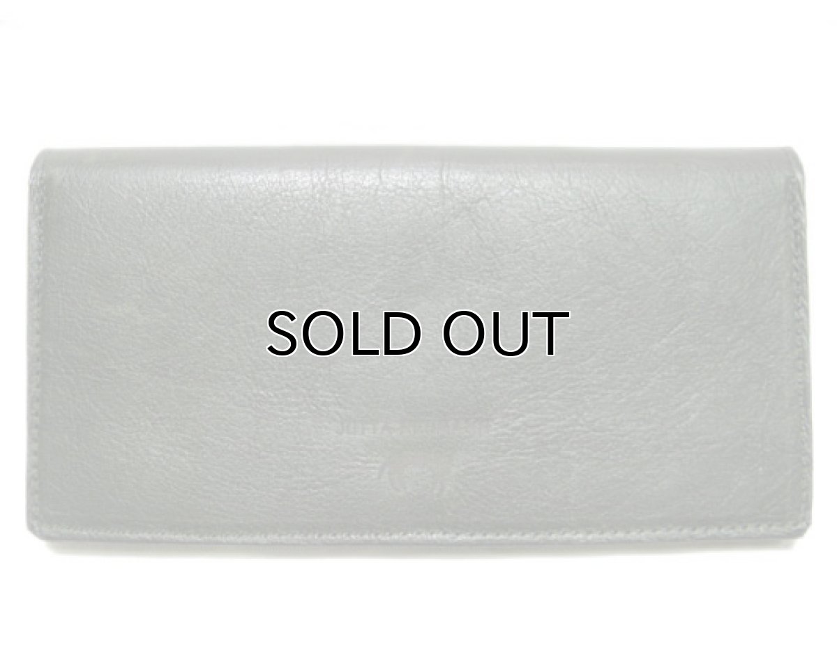 画像2: "JUTTA NEUMANN" Leather Wallet "the Waiter's Wallet"  color : GREEN / ターコイズブルー 長財布 (2)