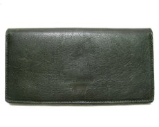 画像2: "JUTTA NEUMANN" Leather Wallet "the Waiter's Wallet"  color : GREEN / ターコイズブルー 長財布 (2)