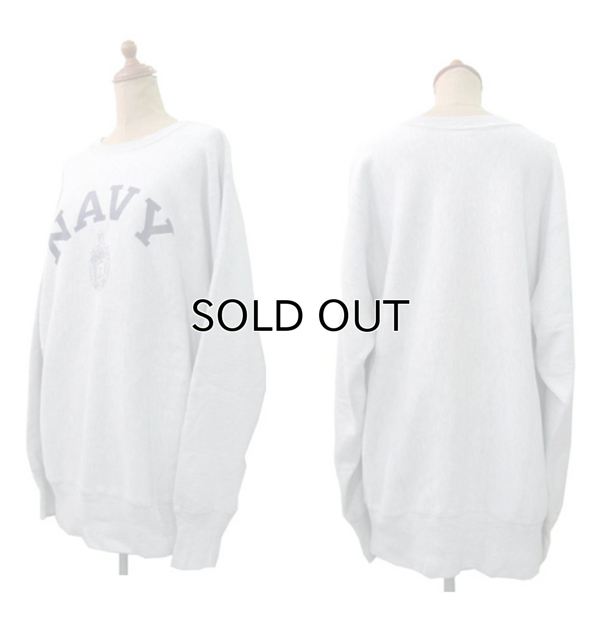 画像2: 1990's "Champion" Reverse Weave "US NAVY" Sweat Shirts　size XL (表記 XL) (2)