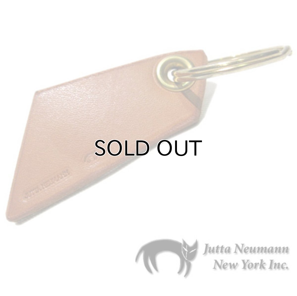 画像1: "JUTTA NEUMANN" Leather Key Holder  color : TAN (1)