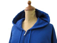 画像3: "PLUMA" Double Face Zip Up Sweat Parka  BLUE　size XL ~  (表記 2XL) (3)