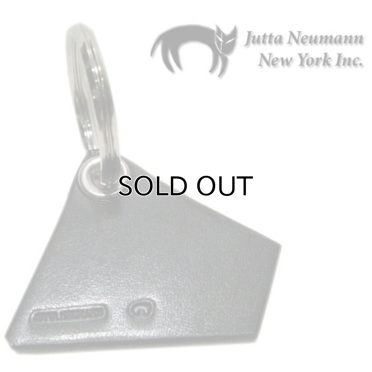 画像1: "JUTTA NEUMANN" Leather Key Holder  color : BLACK (1)