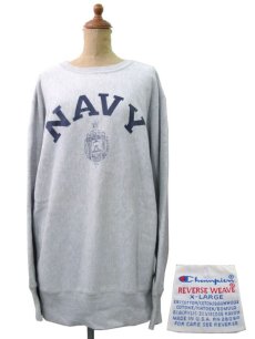 画像1: 1990's "Champion" Reverse Weave "US NAVY" Sweat Shirts　size XL (表記 XL) (1)