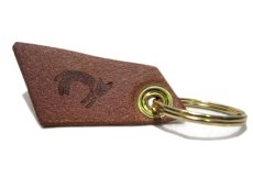 画像2: "JUTTA NEUMANN" Leather Key Holder  color : TAN (2)