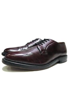 画像1: "Lloyd & Haig" Plain Toe Leather Shoes  Burgundy　 size 10  ( 28 cm ) (1)