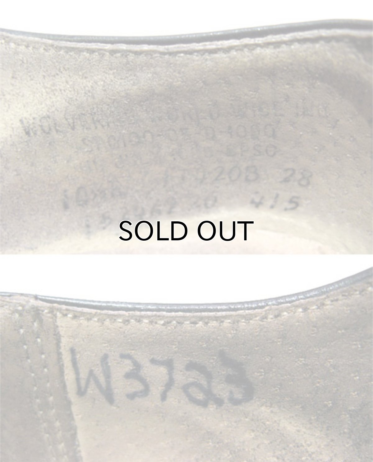 画像3: 1980's "US NAVY" Oxford Service Shoes  size 10 1/2 R  ( 28.5 cm ) (3)